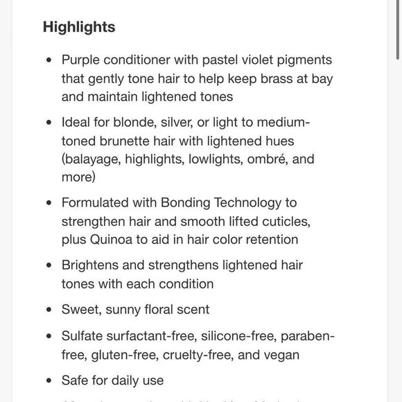 🌻 Not Your Mother's Blonde Moment Purple Shampoo and Conditioner Set New FullSz - Picture 11 of 13